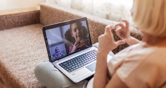 woman on laptop